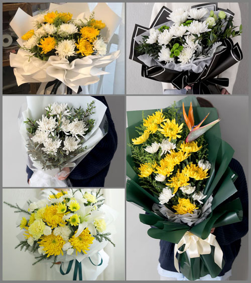 贵州毕节市威宁县猴场镇中营村白事花束代送